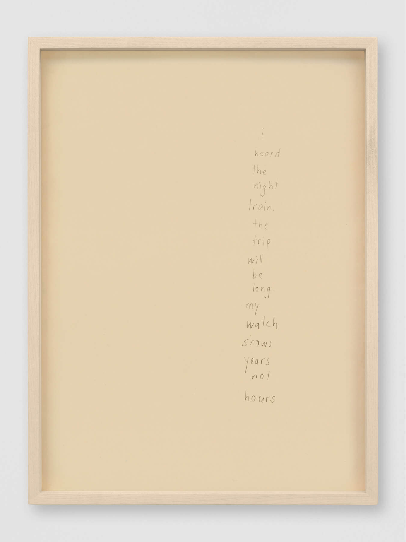 poem | UGO RONDINONE