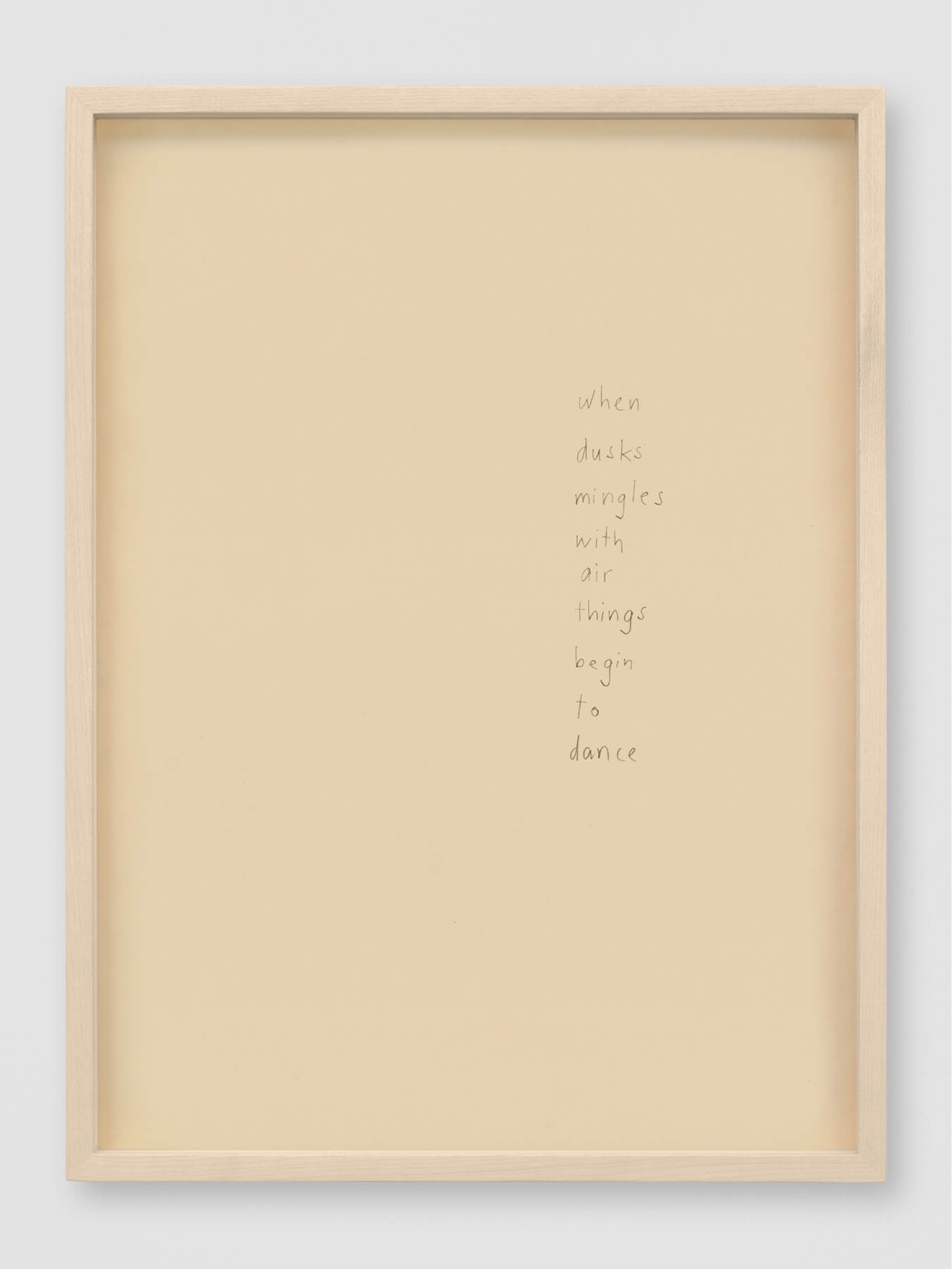 poem | UGO RONDINONE