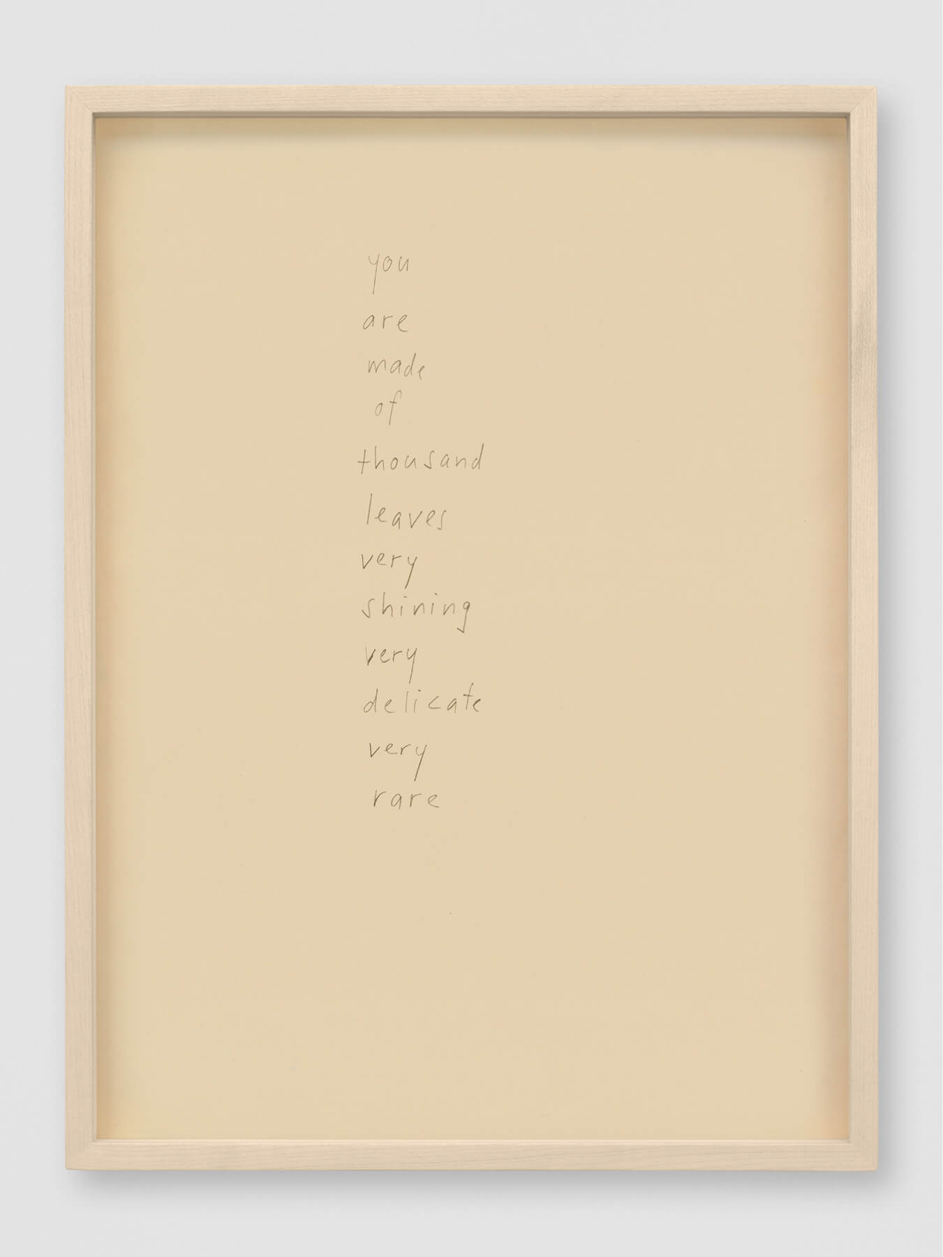 poem | UGO RONDINONE