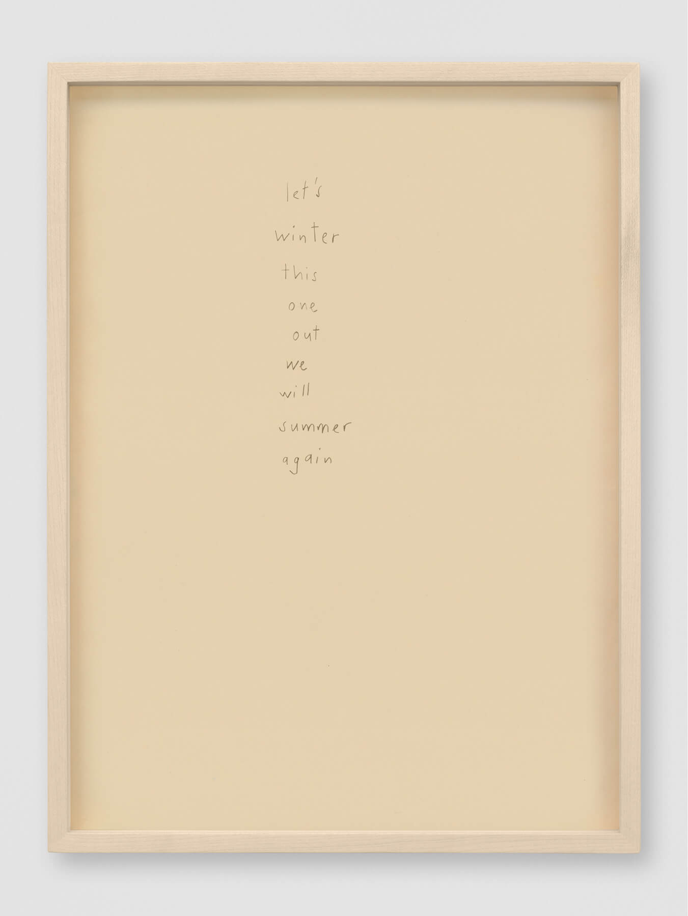 poem | UGO RONDINONE
