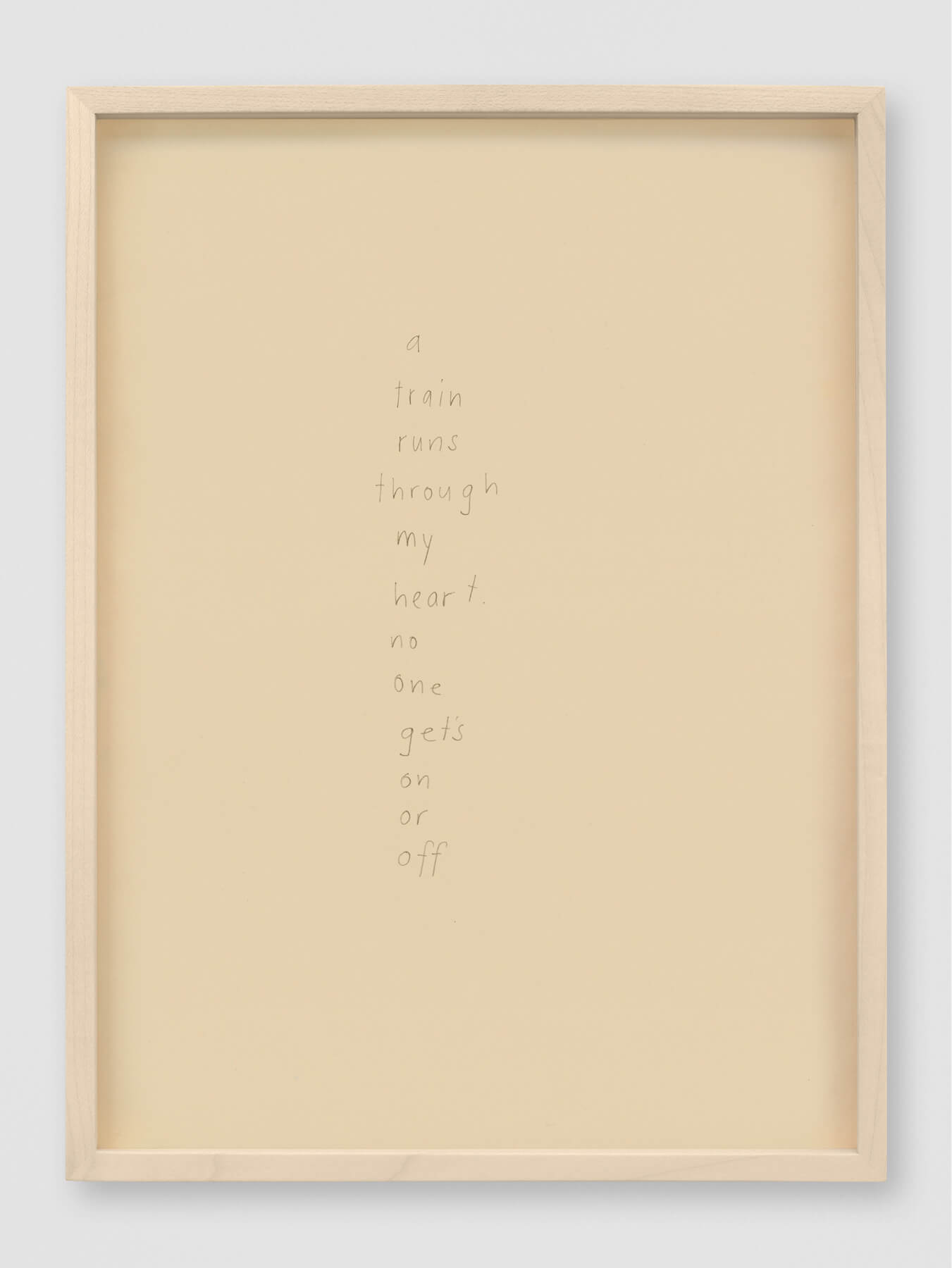 poem | UGO RONDINONE