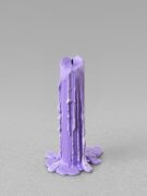 still.life. (light purple candle) | UGO RONDINONE