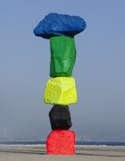 red black yellow green blue mountain | UGO RONDINONE