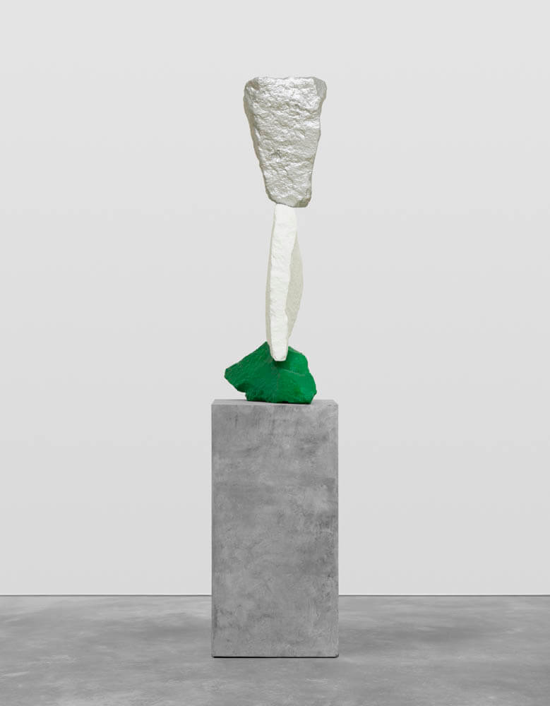 green white silver mountain | UGO RONDINONE