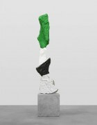 silver black white green mountain | UGO RONDINONE