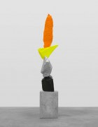 black silver yellow orange mountain | UGO RONDINONE