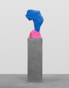 pink blue mountain | UGO RONDINONE
