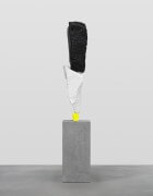 yellow white black mountain | UGO RONDINONE