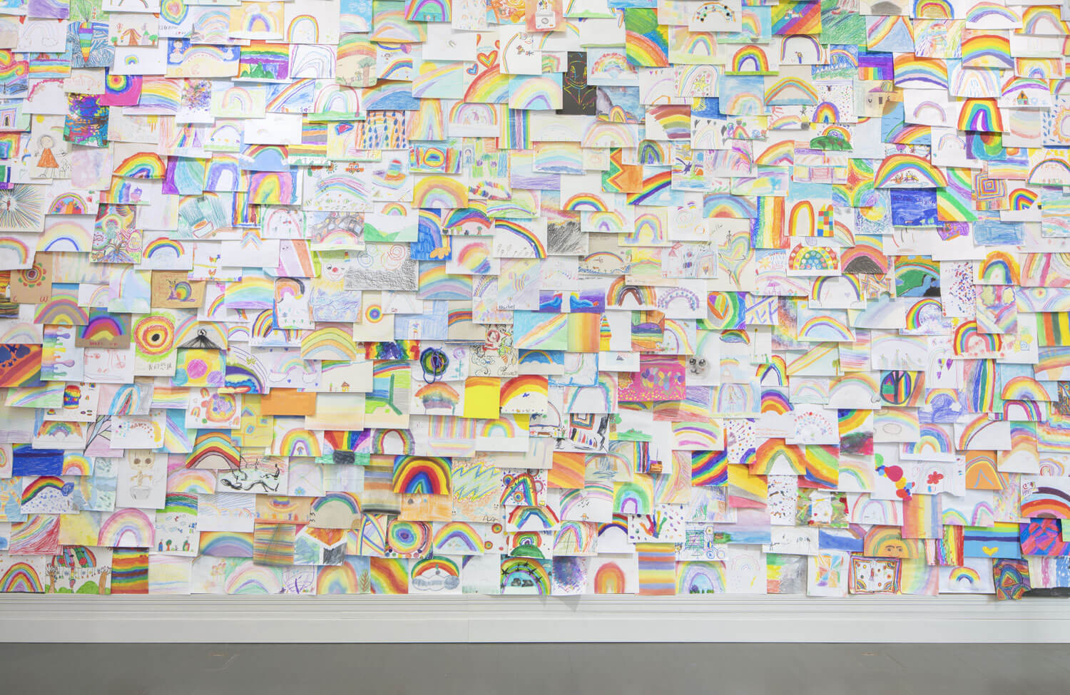 your age and my age and the age of the rainbow | UGO RONDINONE